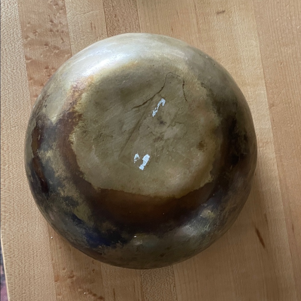 Brass singing bowl - Picture 3 of 5